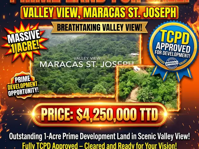 Residential land 43125 sq.ft, Maracas Valley