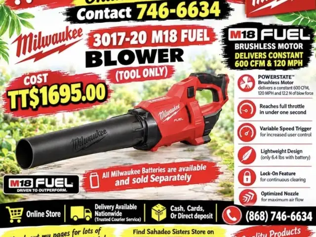 Milwaukee M18 Blower 3017 20, Couva