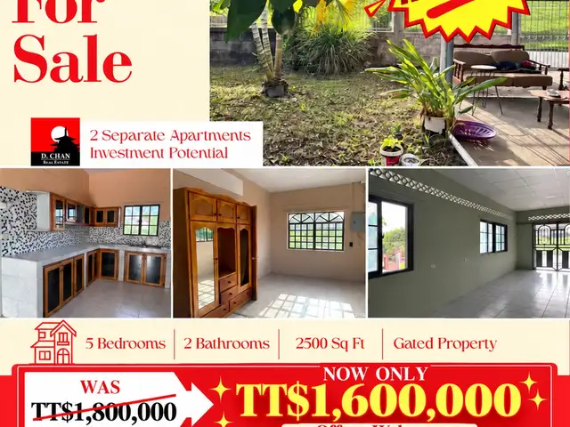 5-bedroom house in Cocoyea for sale, Cocoyea