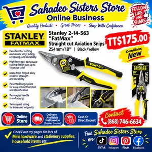 Stanley Fatmax 10inch straight Cut Snip, Couva