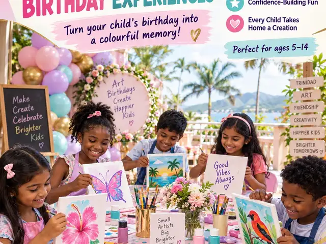 Kids Creative Birthday Party Experience, Valsayn