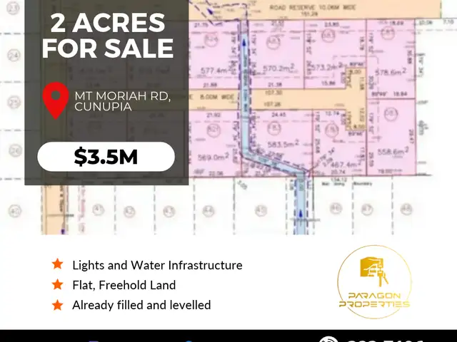 Residential land 84700 sq.ft, Cunupia