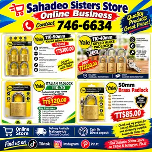Yale Brass Italian Padlock, Couva