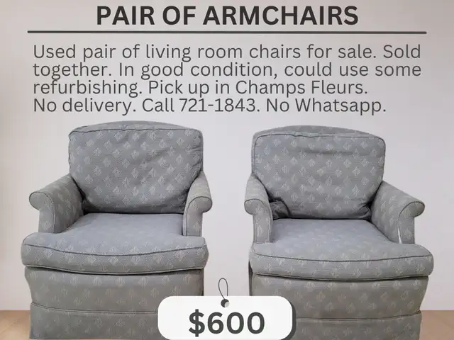 Pair of Chairs, Champs Fleurs