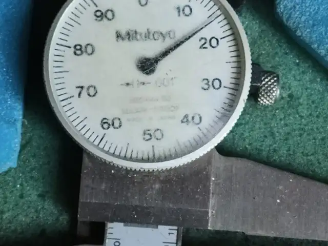 Vintage Japan-made Mitutoyo 505 Series Dial Calipers, Trincity