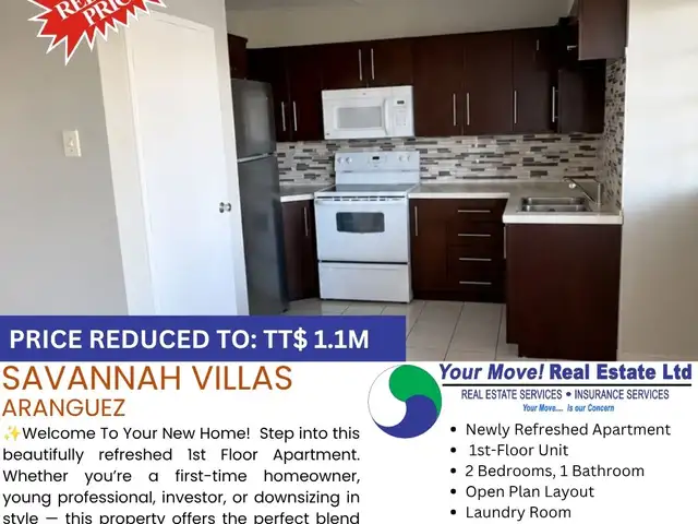 2-bedroom apartment in Aranguez for sale, Aranguez