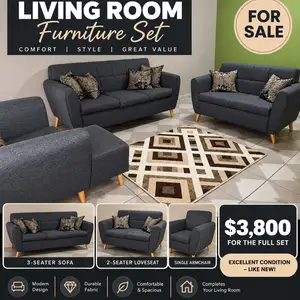 3 Piece Couch Set, D'abadie