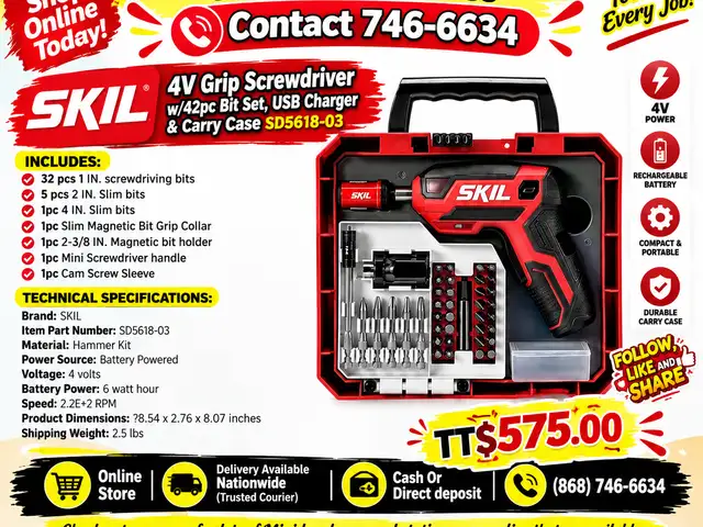 Skil rechargeable screwdriver set, Couva