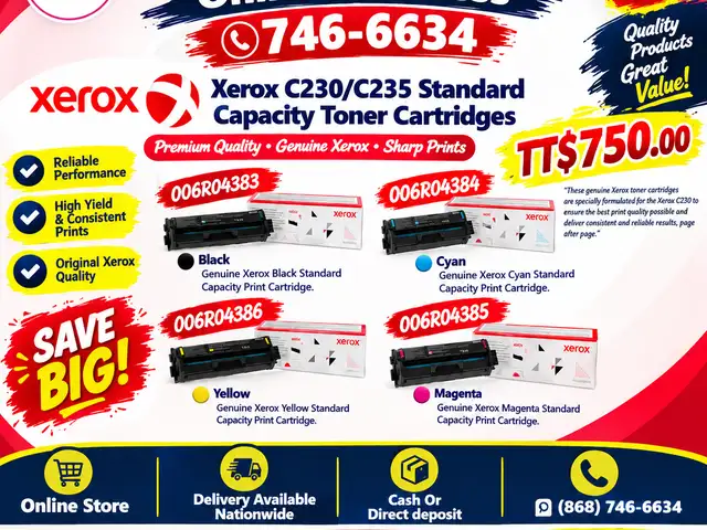 Xerox C230 and C235 High Capacity Toner Cartridges, Couva
