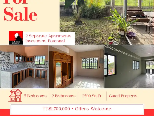 5-bedroom house in Cocoyea for sale, Cocoyea