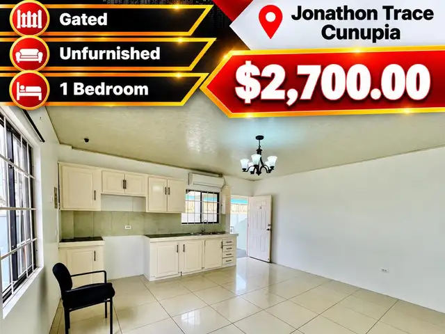  1-bedroom apartment in Cunupia to rent, Cunupia