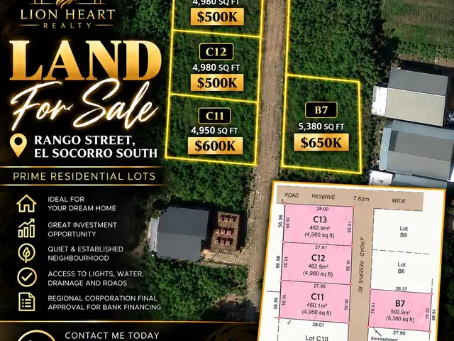 Residential land 5380 sq.ft, El Socorro