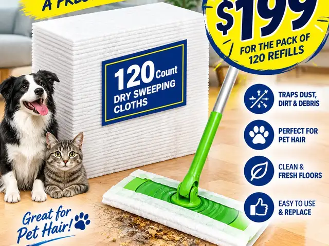 Swiffer compatible 120 refills, Charlieville