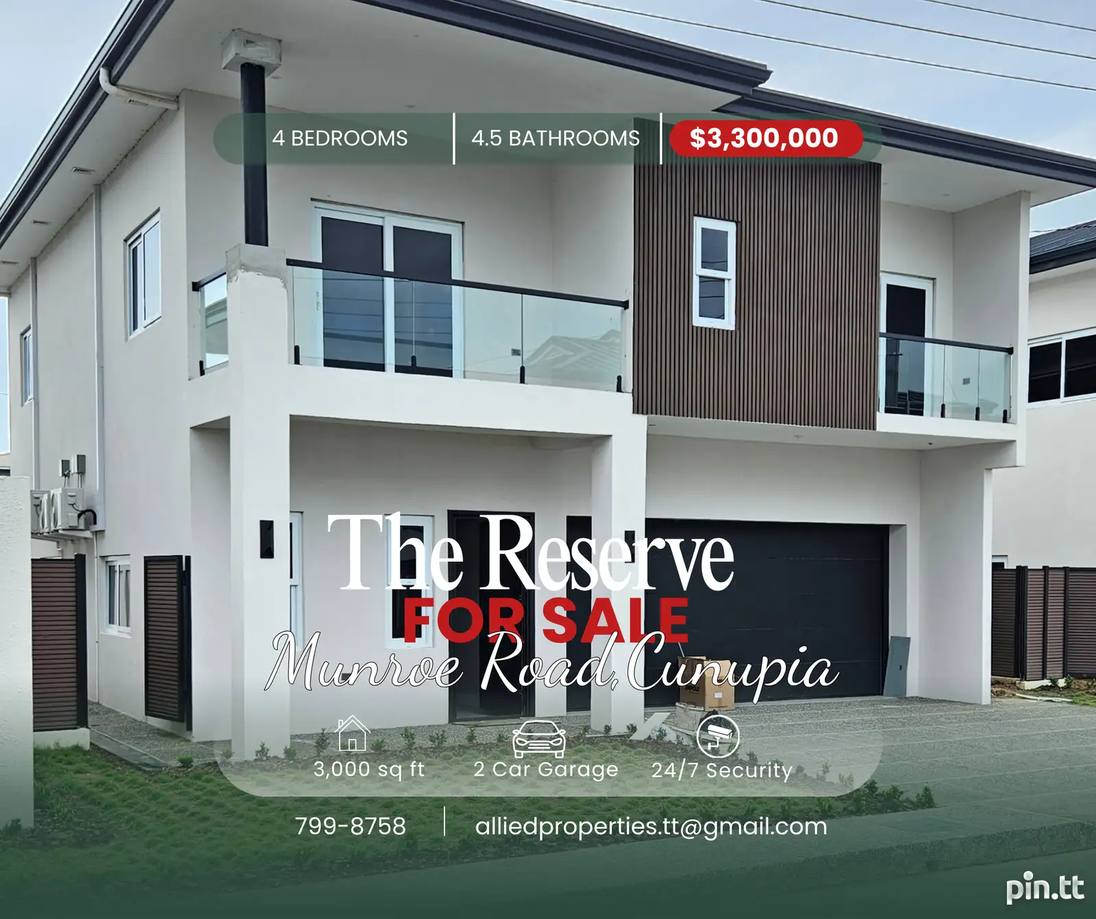 4-bedroom house in Munroe Road, Cunupia for sale, Charlieville