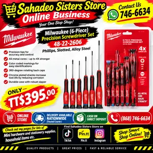 Milwaukee Precision Screwdriver Set 6 pcs, Couva
