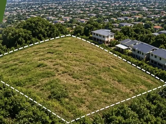 Residential land 17284 sq.ft, Champs Fleurs
