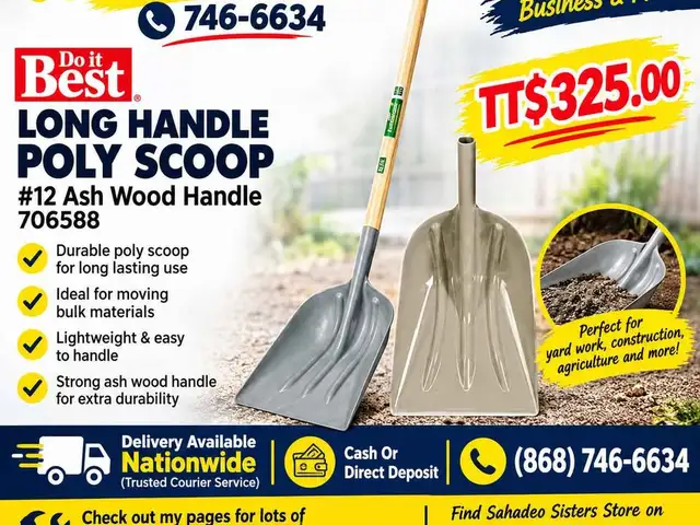 Do It Best Long Handle Poly Scoop, Couva