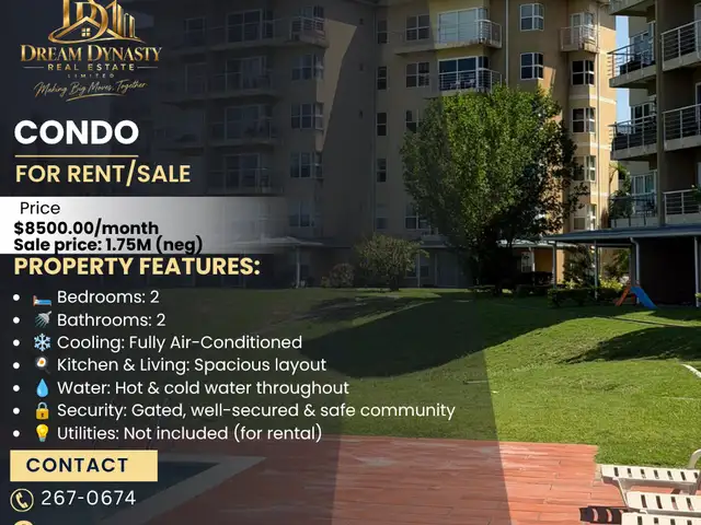 2-bedroom condo in Claxton Bay to rent, Claxton Bay