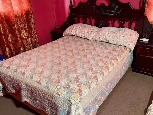 Teak Headboard and Bed, San Fernando