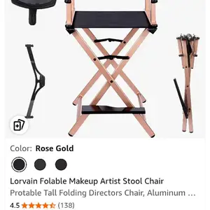 Lorvain foldable makeup artist chair, Sangre Grande