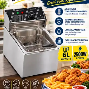 6L electric deep fryer, Chaguanas