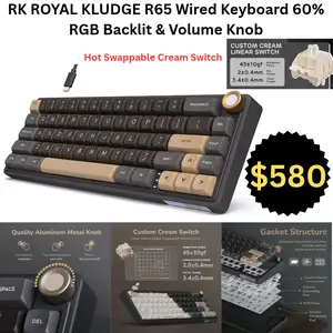 Royal Kludge R65 Wired, St. Augustine