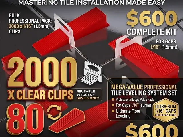 2080pcs tile leveling spacers And Wedges, Charlieville