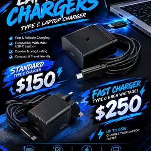 Laptop type c fast chargers, Tunapuna