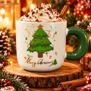Christmas Mugs Gingerbread Reindeer and Tree 40 TTD, Carapichaima