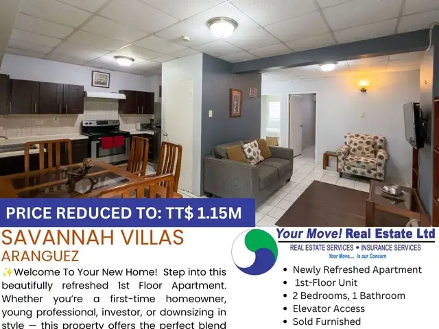 2-bedroom apartment in Aranguez for sale, Aranguez