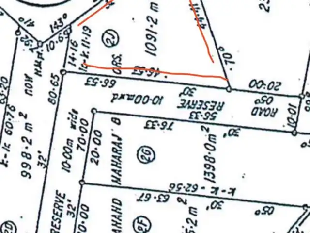Residential land 11746 sq.ft, Toco