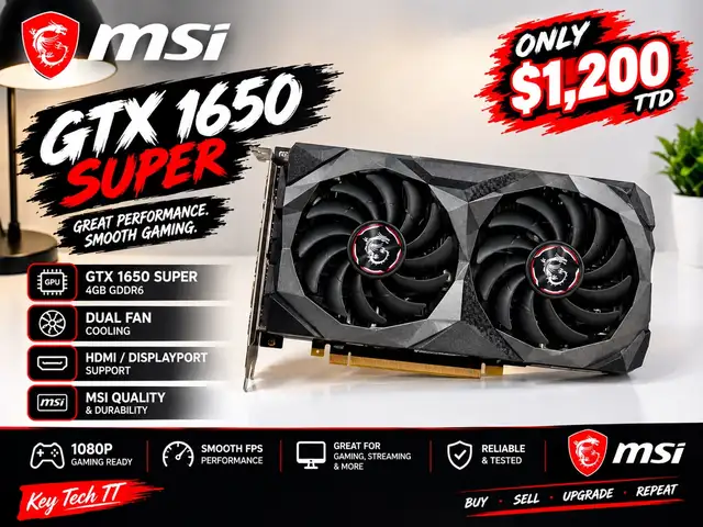 MSI GeForce GTX 1650 SUPER, Diego Martin