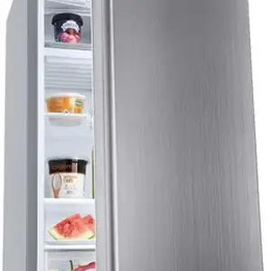 Whirlpool single door stainless steel fridge, Curepe