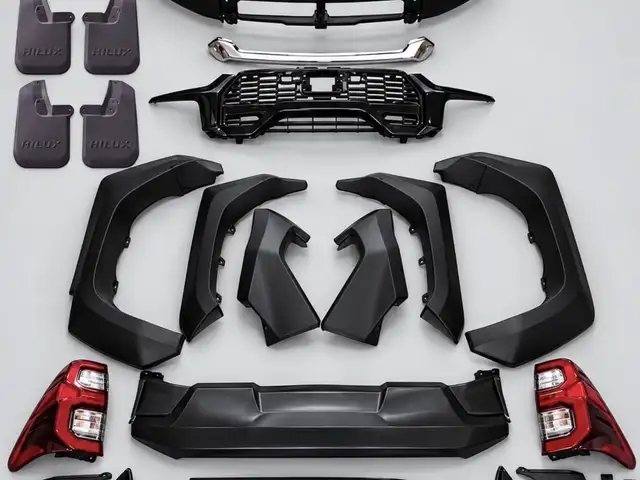 Toyota Hilux Full GR Body Kit Conversion, Cross Crossing