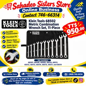 Klein Tools 68502 Metric Combination Wrench Set, Couva