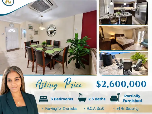 3-bedroom townhouse in Brentwood for sale, Chaguanas