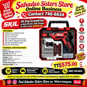 Skil rechargeable screwdriver set, Couva