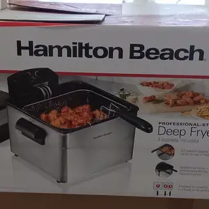 3 basket deep fryer, Arima