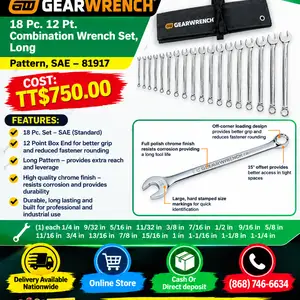 Gearwrench 18pcs 12pt combination Wrench Set, Couva