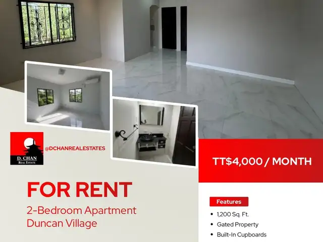 2-bedroom apartment in Duncan Villiage to rent, San Fernando