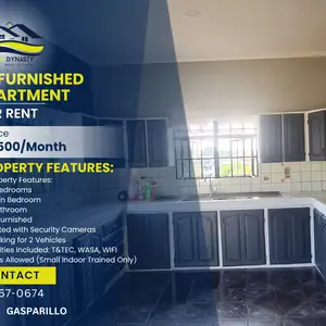 2-bedroom apartment in Caratal to rent, Gasparillo