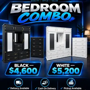 Jumbo Wardrobe Bedroom Combo Available Now, Penal