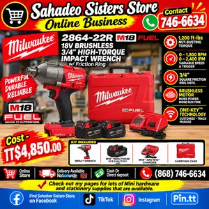 Milwaukee Torque Three Quarter inch M18 286422, Couva