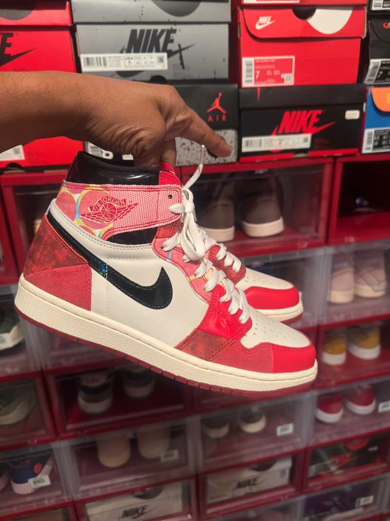 into the spiderverse sneakers