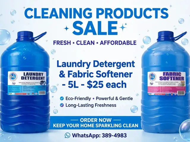 Cleaning products available, San Fernando