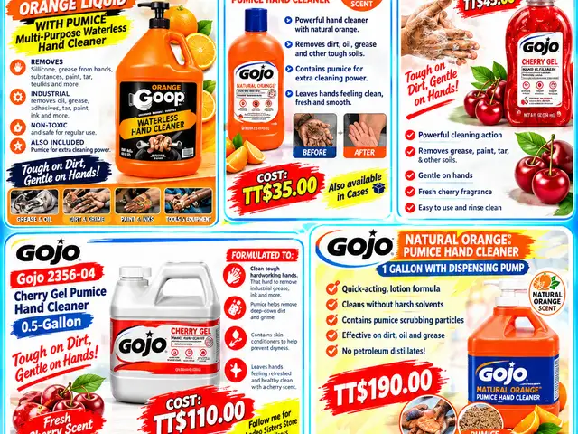 Gojo and Goop Hand Cleaners with Pumice, Couva