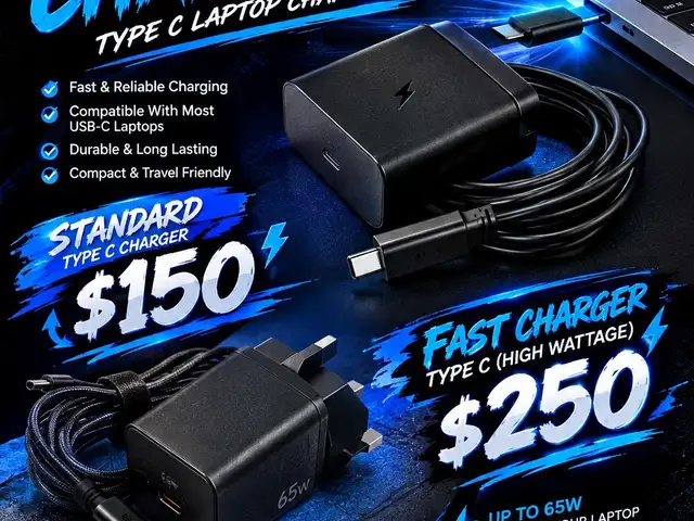 Laptop type c fast chargers, Tunapuna