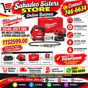 Milwaukee Grease Gun Kit, Couva