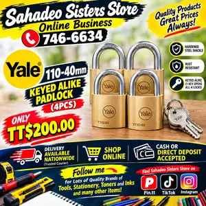 Yale 110 40mm Key Paddlock, Couva