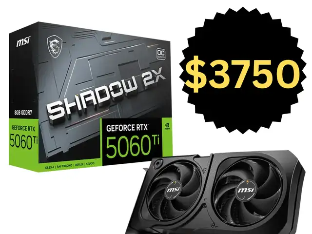 MSI RTX 5060Ti 8GB, St. Augustine